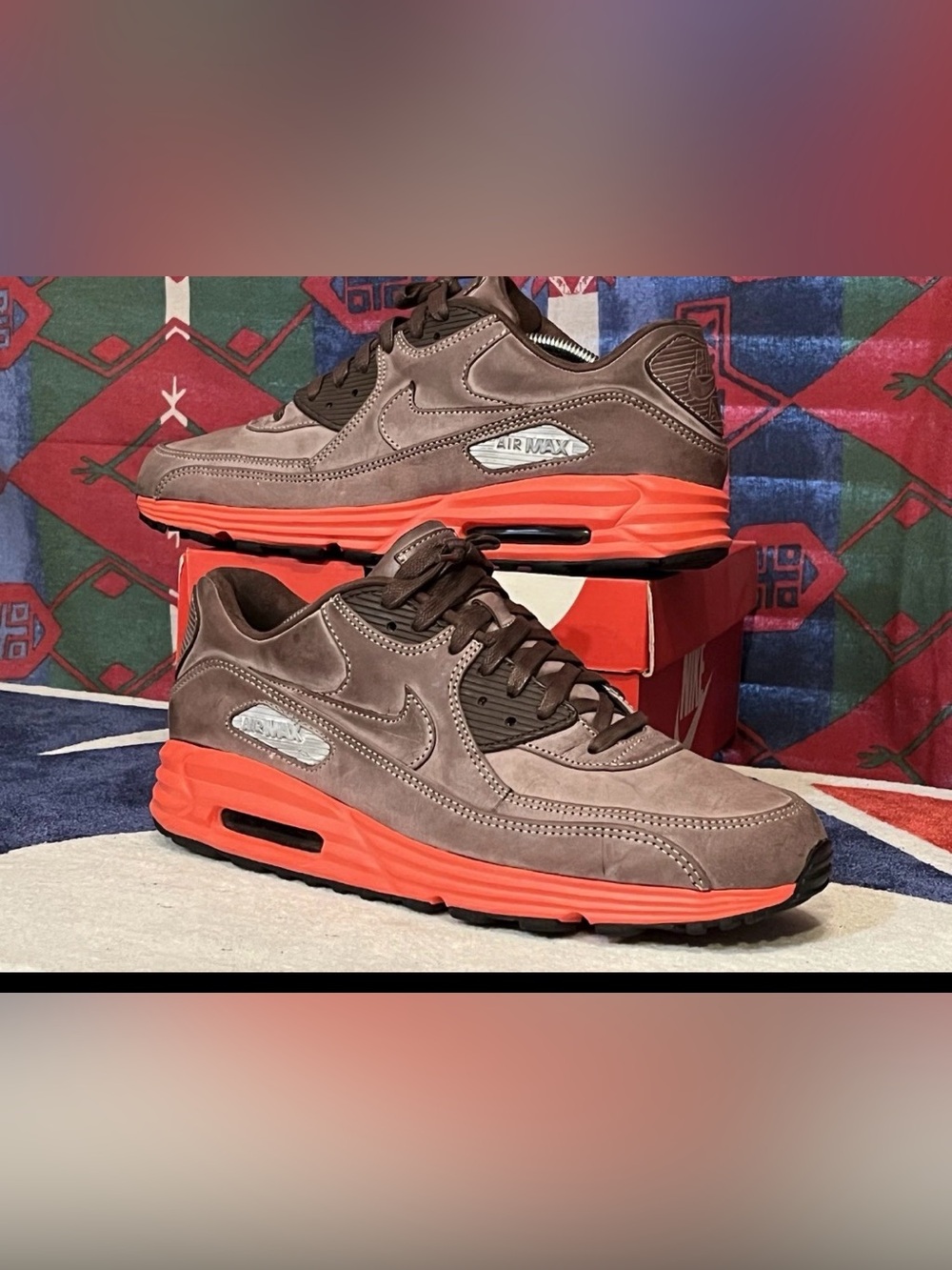 Size 11.5 - Nike Air Max Lunar90 Leather Brown